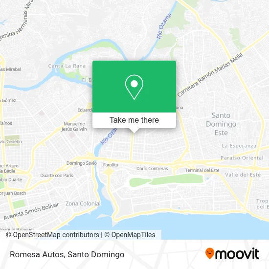 Romesa Autos map