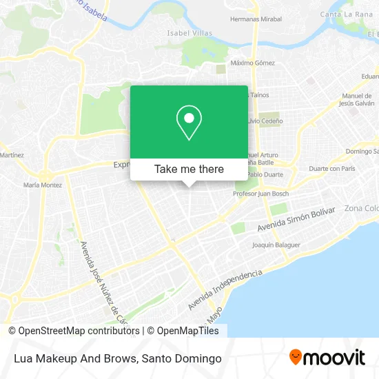 Lua Makeup And Brows map