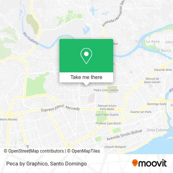 Peca by Graphico map