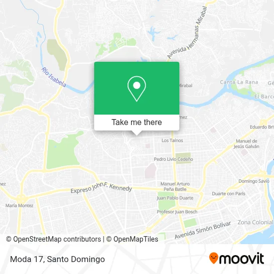 Moda 17 map