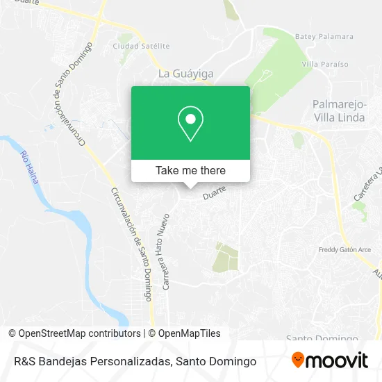 R&S Bandejas Personalizadas map