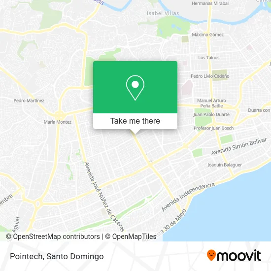 Pointech map