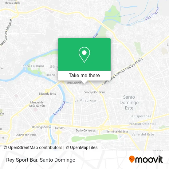 Rey Sport Bar map