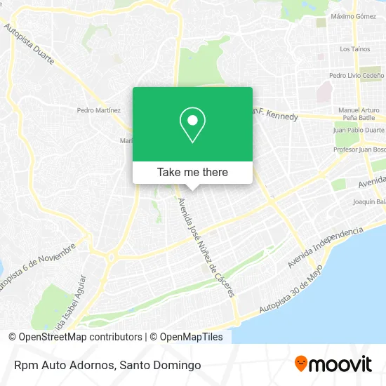 Rpm Auto Adornos map