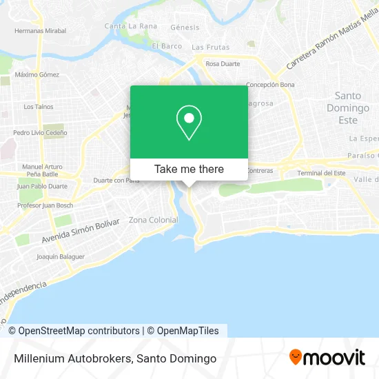 Millenium Autobrokers map