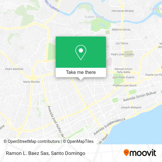 Ramon L. Baez Sas map