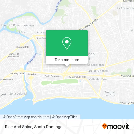 Rise And Shine map