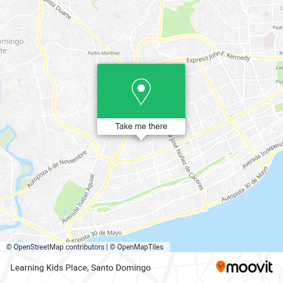 Learning Kids Place map
