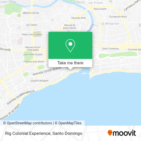 Rig Colonial Experience map