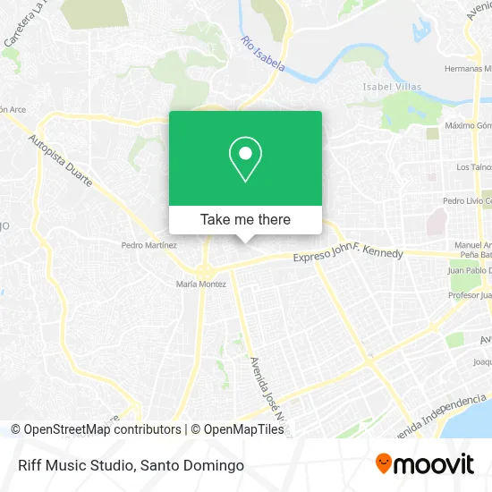 Riff Music Studio map