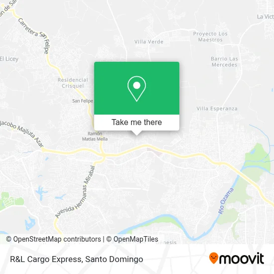 R&L Cargo Express map