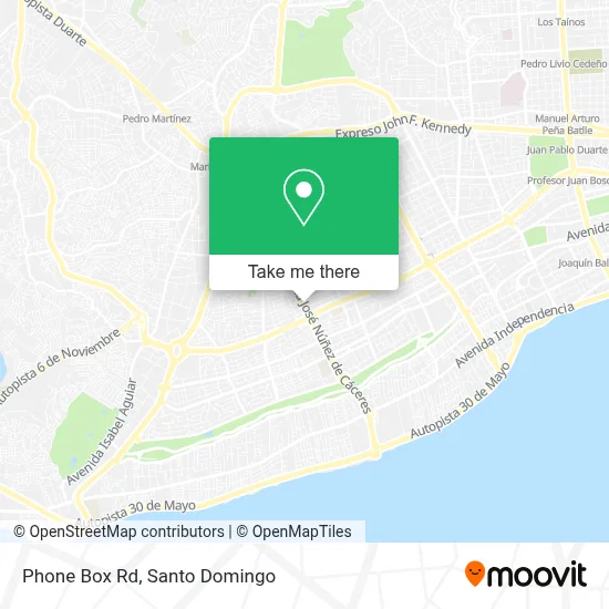 Phone Box Rd map