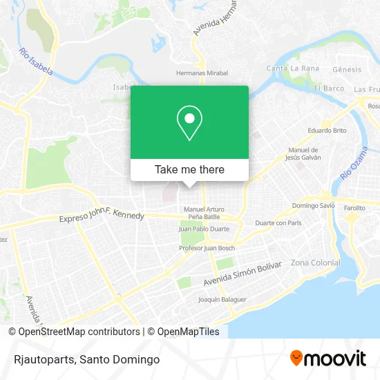 Rjautoparts map