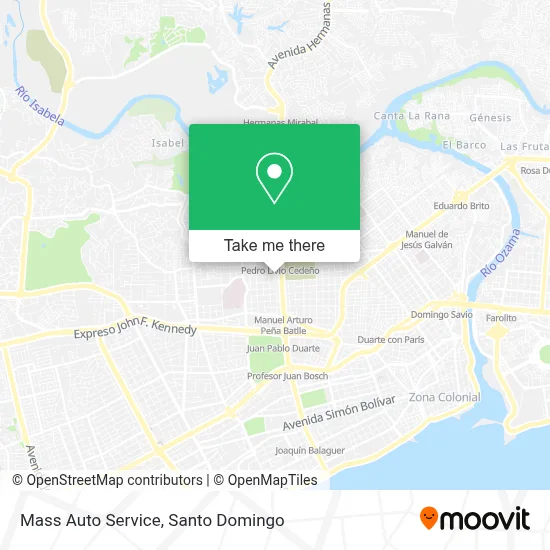 Mass Auto Service map