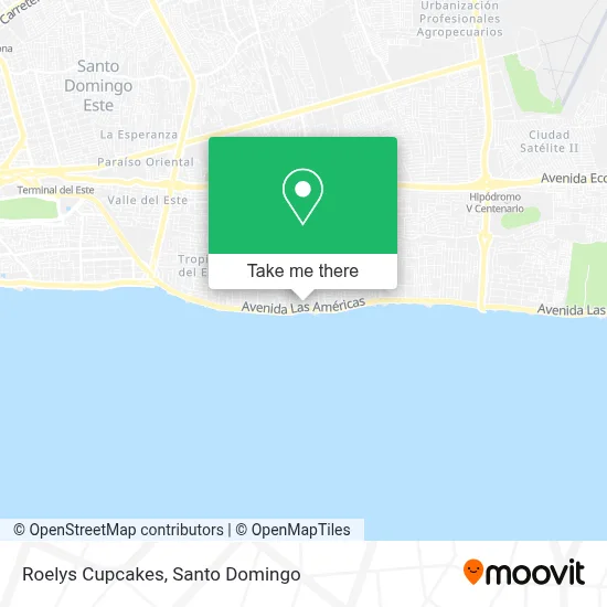 Roelys Cupcakes map
