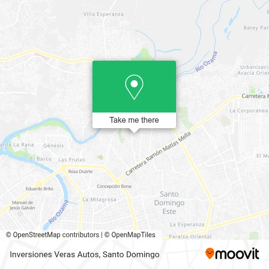 Inversiones Veras Autos map