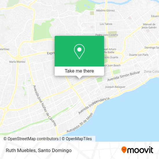 Ruth Muebles map