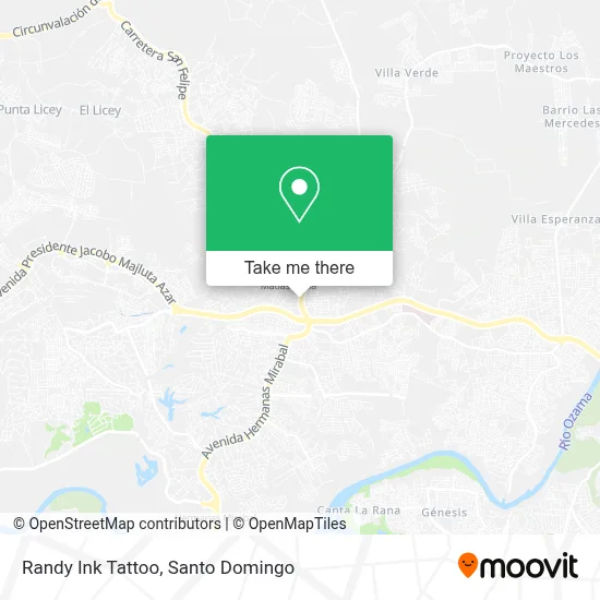 Randy Ink Tattoo map