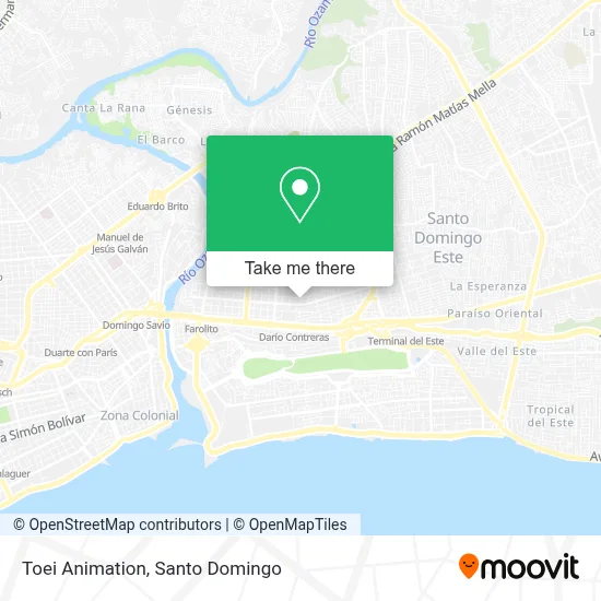 Toei Animation map