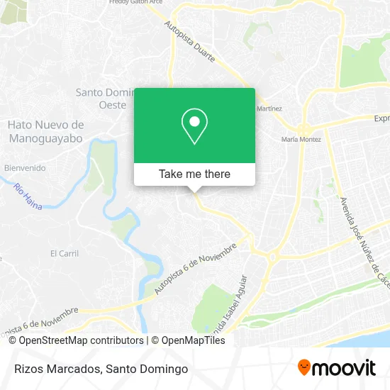 Rizos Marcados map
