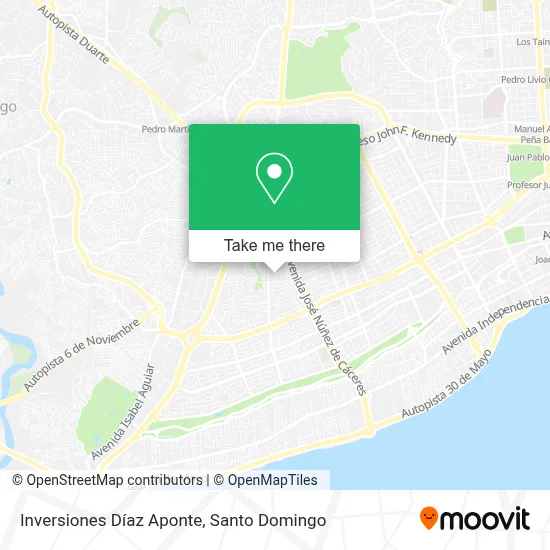 Inversiones Díaz Aponte map