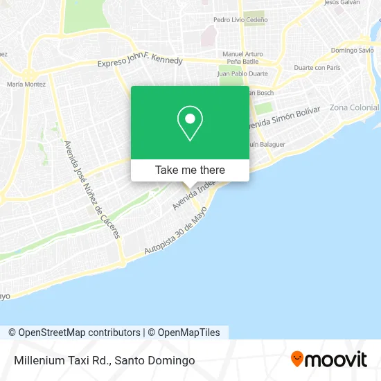Millenium Taxi Rd. map