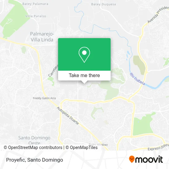 Proyefic map