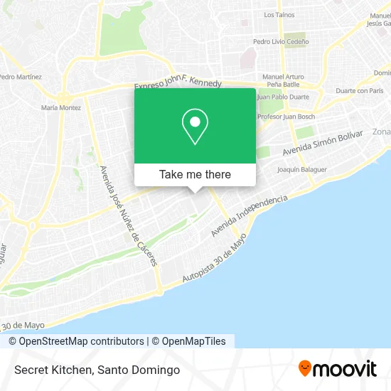 Secret Kitchen map