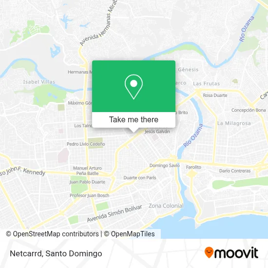 Netcarrd map