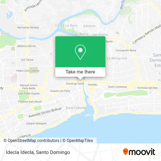 Idecla Idecla map