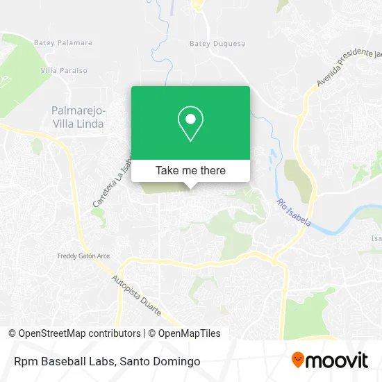 Rpm Baseball Labs map