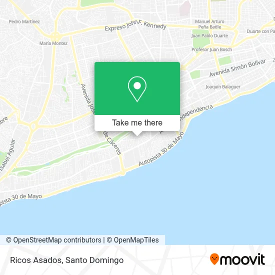 Ricos Asados map