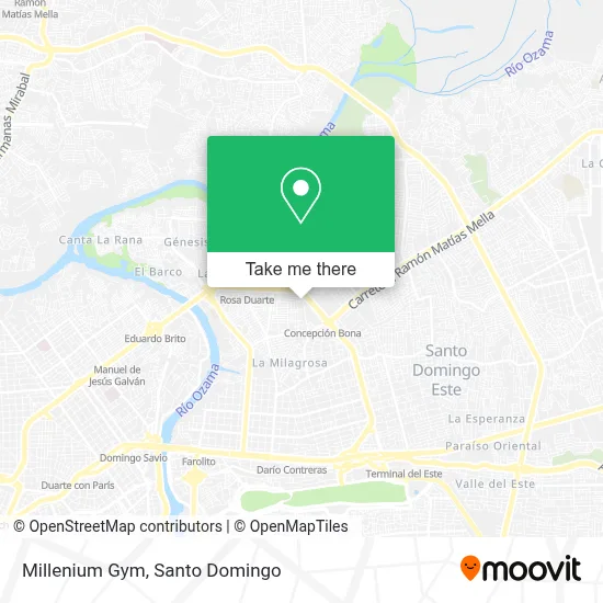 Millenium Gym map