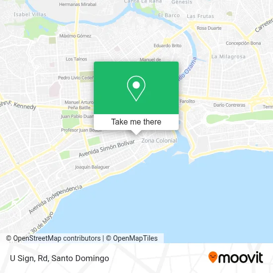 U Sign, Rd map