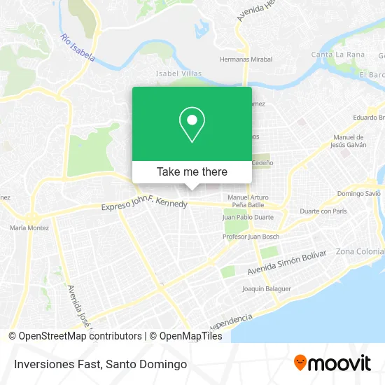 Inversiones Fast map