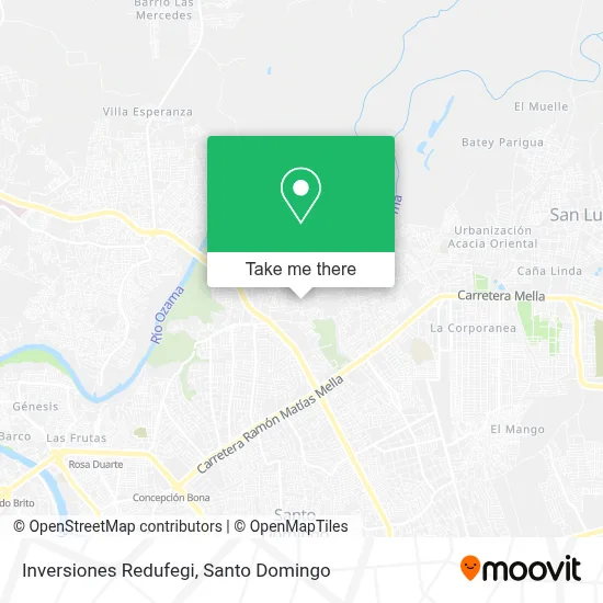 Inversiones Redufegi map