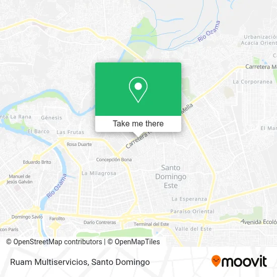 Ruam Multiservicios map
