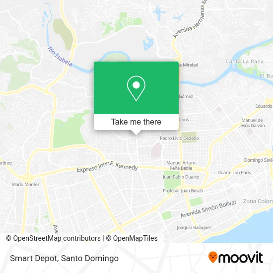 Smart Depot map