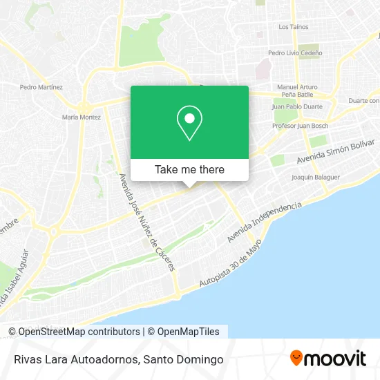 Rivas Lara Autoadornos map