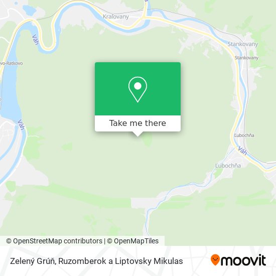 Zelený Grúň map