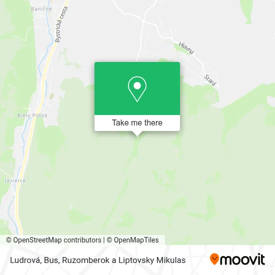 Ludrová, Bus map