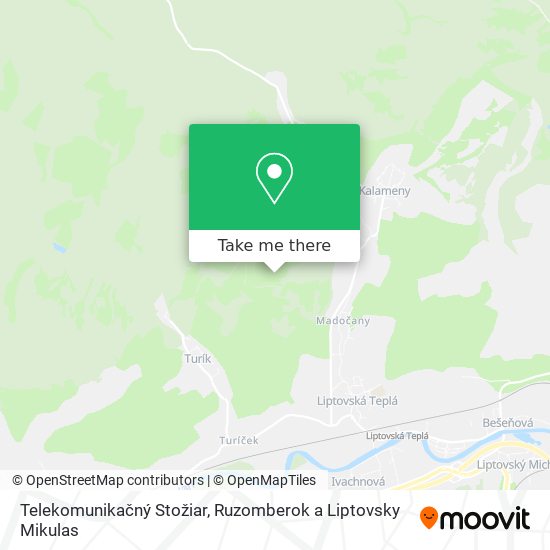 Telekomunikačný Stožiar map