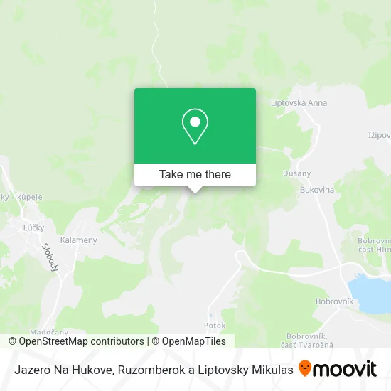 Jazero Na Hukove map