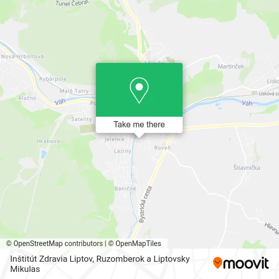 Inštitút Zdravia Liptov map