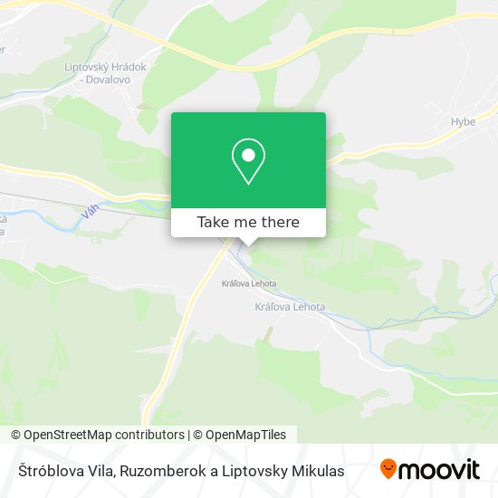 Štróblova Vila map