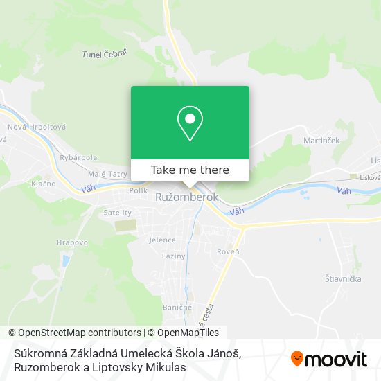 Súkromná Základná Umelecká Škola Jánoš map