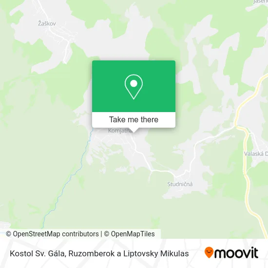 Kostol Sv. Gála map