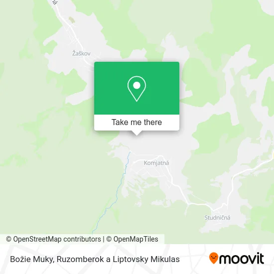 Božie Muky map