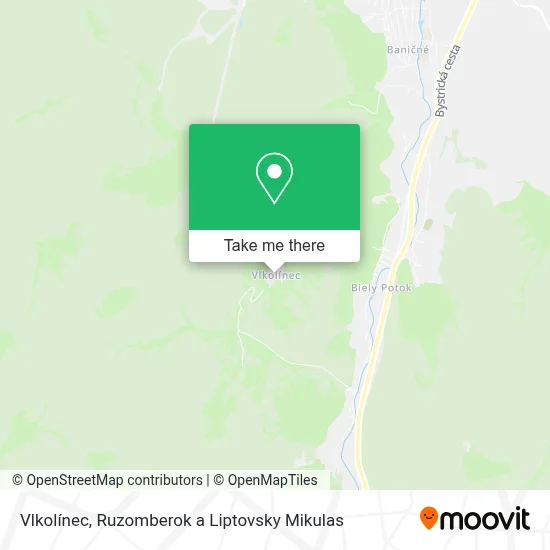 Vlkolínec map