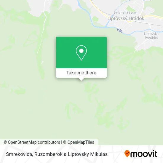 Smrekovica map